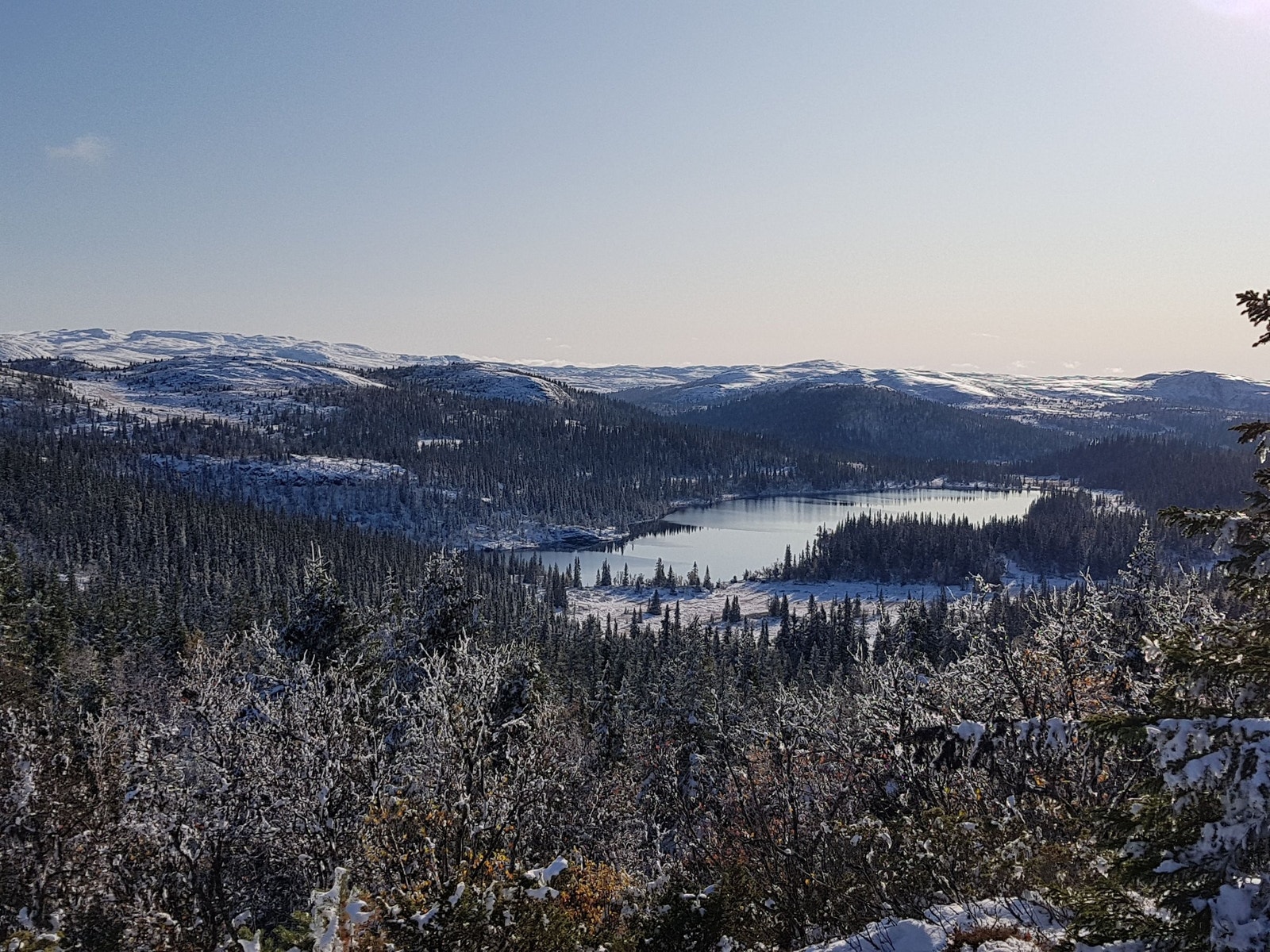 Høstutsikt fra Ålsvassyningen, ikke langt fra hytta. Galleribilde