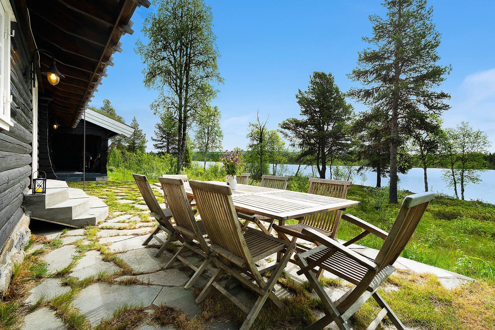 På sommeren er det kort vei til en forfriskende dukkert Galleribilde