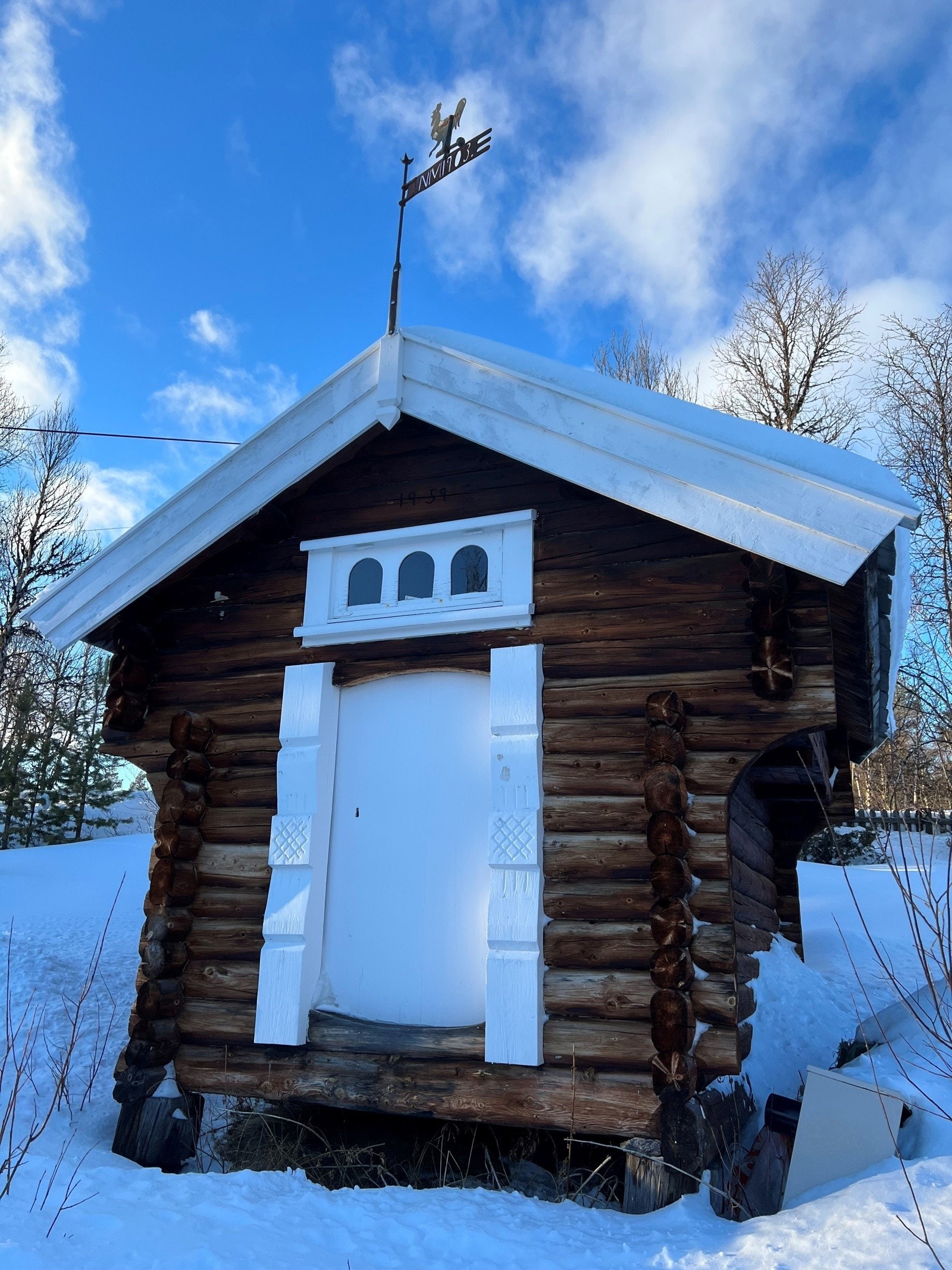 Vinterstemning. Galleribilde