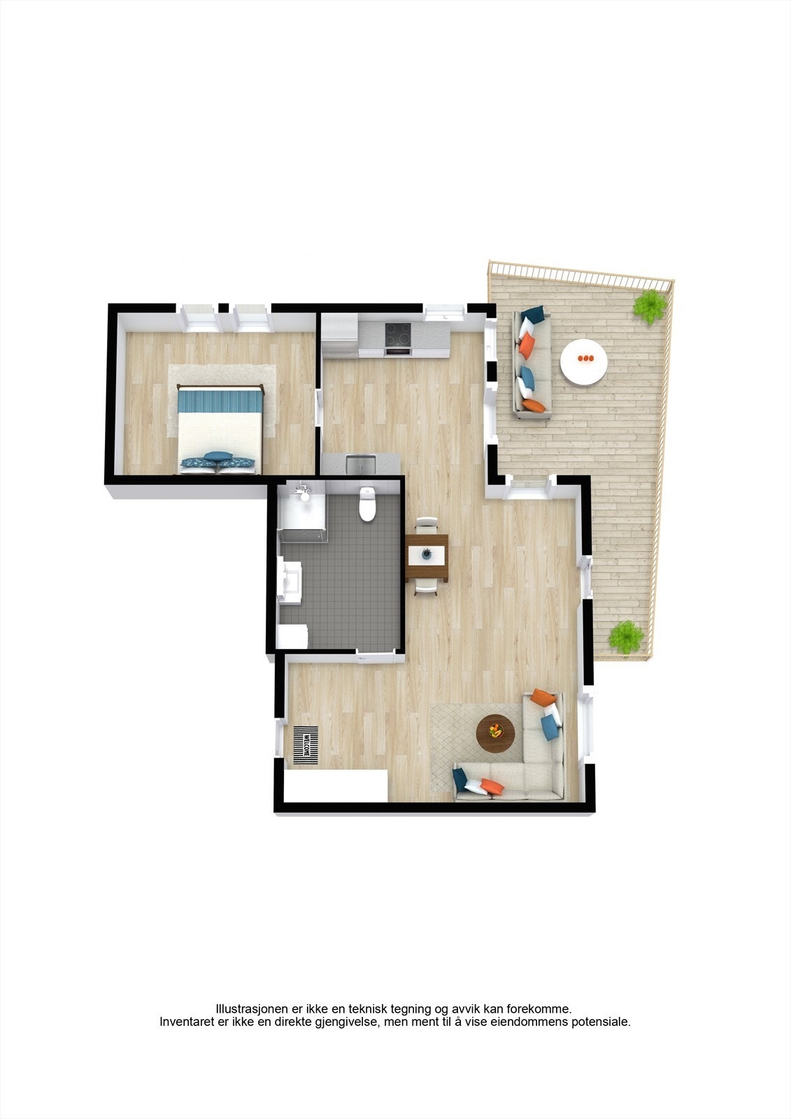 Plantegning Galleribilde