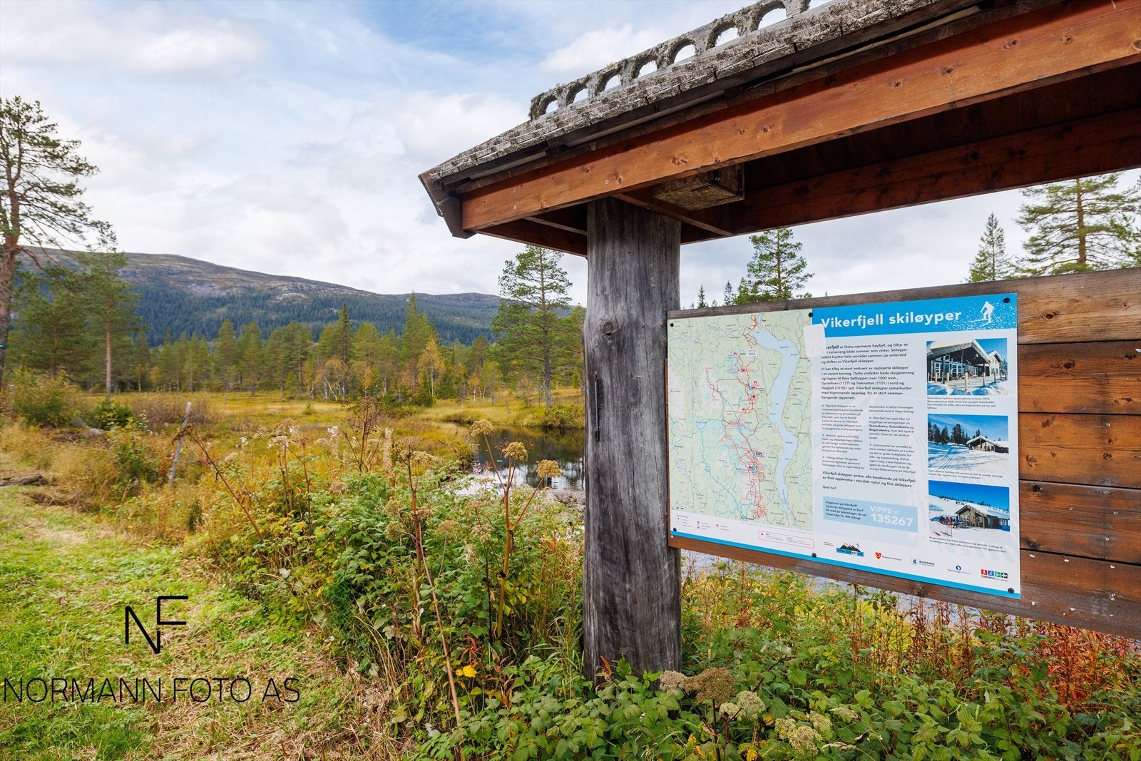 Løypekart for området. Galleribilde