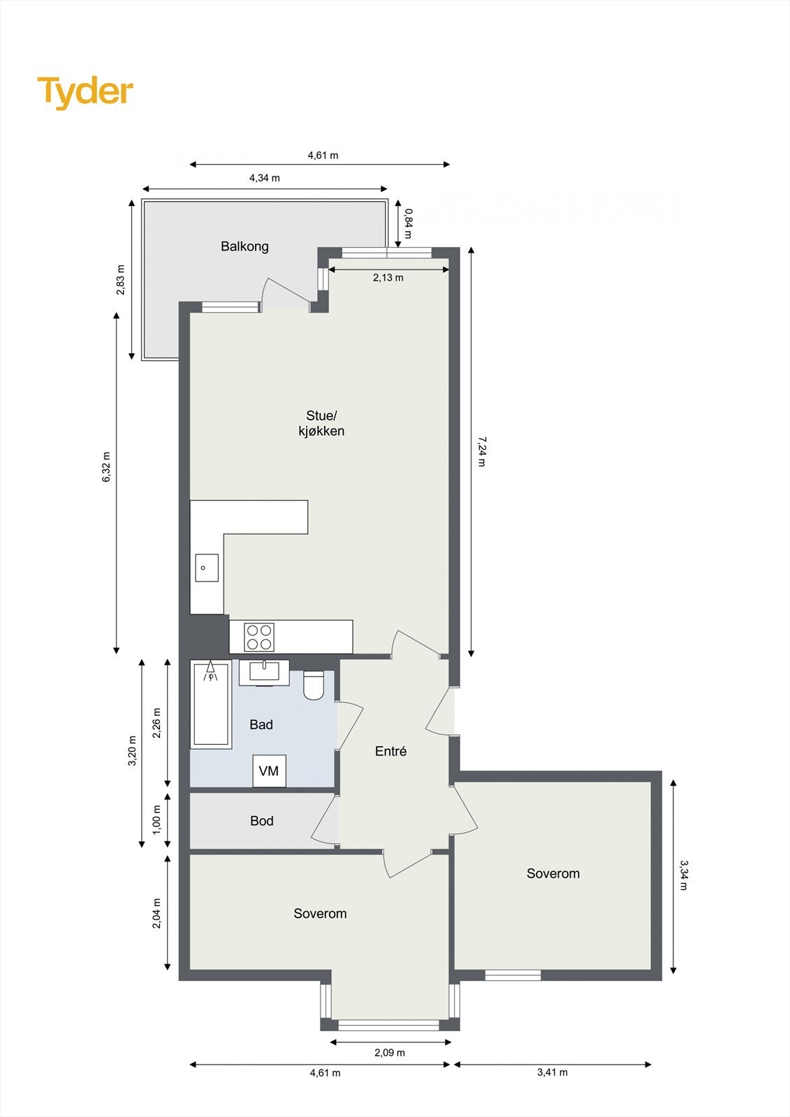 Plantegning Galleribilde