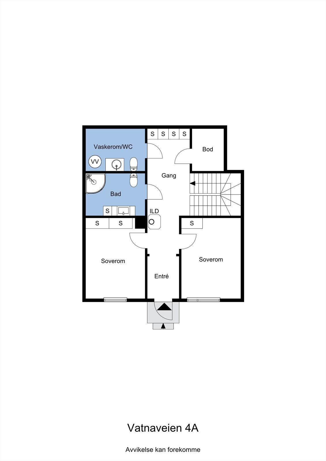 Planskisse sokkeletasje. Galleribilde