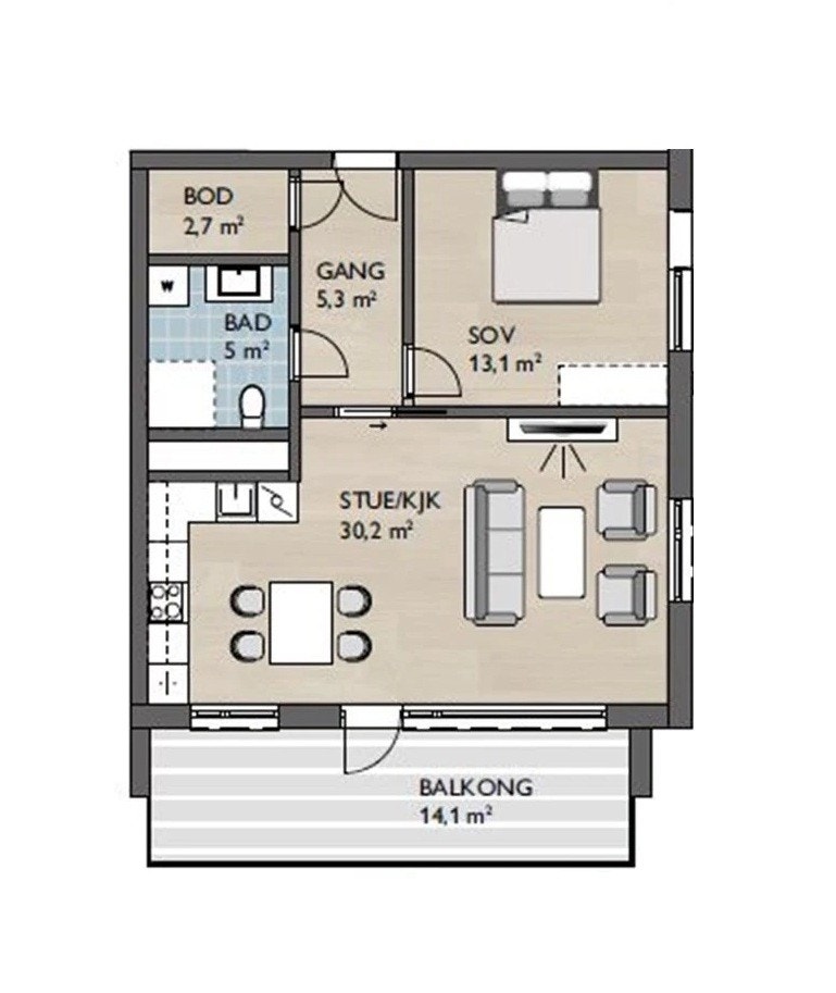 Plantegning Galleribilde