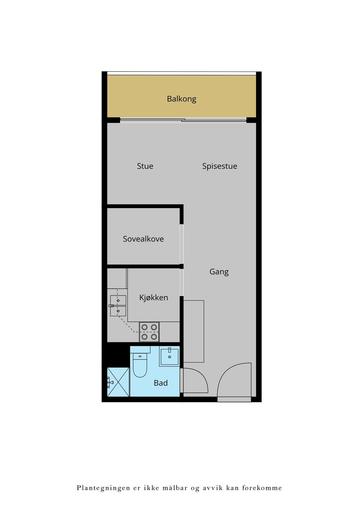 Veiledende plantegning Galleribilde