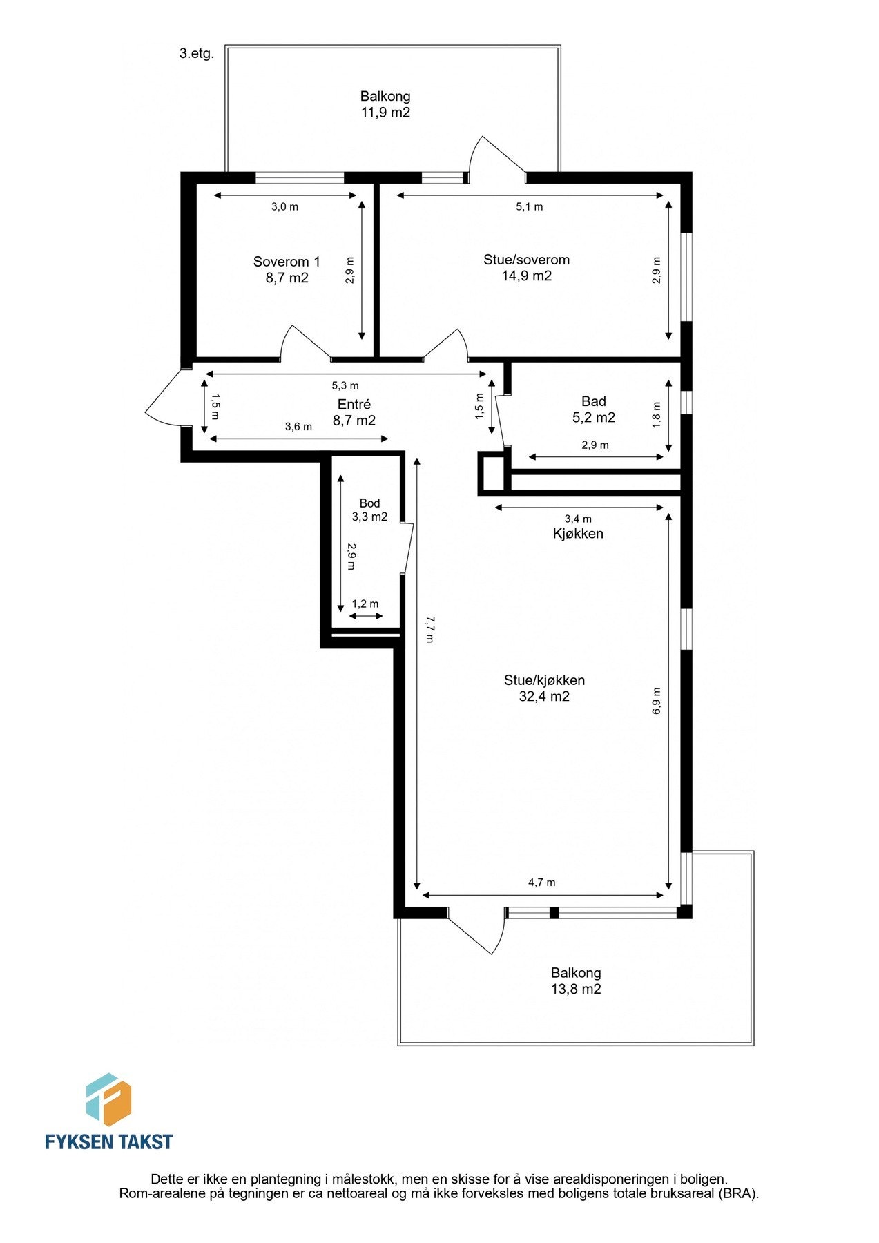 Planskisse. Galleribilde