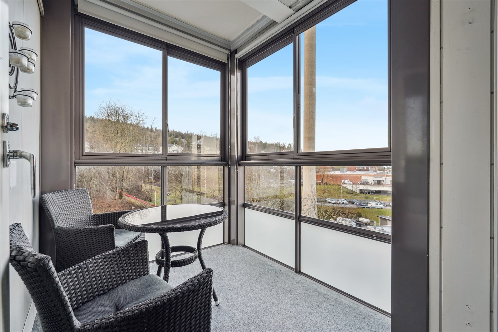 Her kan man nyte den fine utsikten. Galleribilde