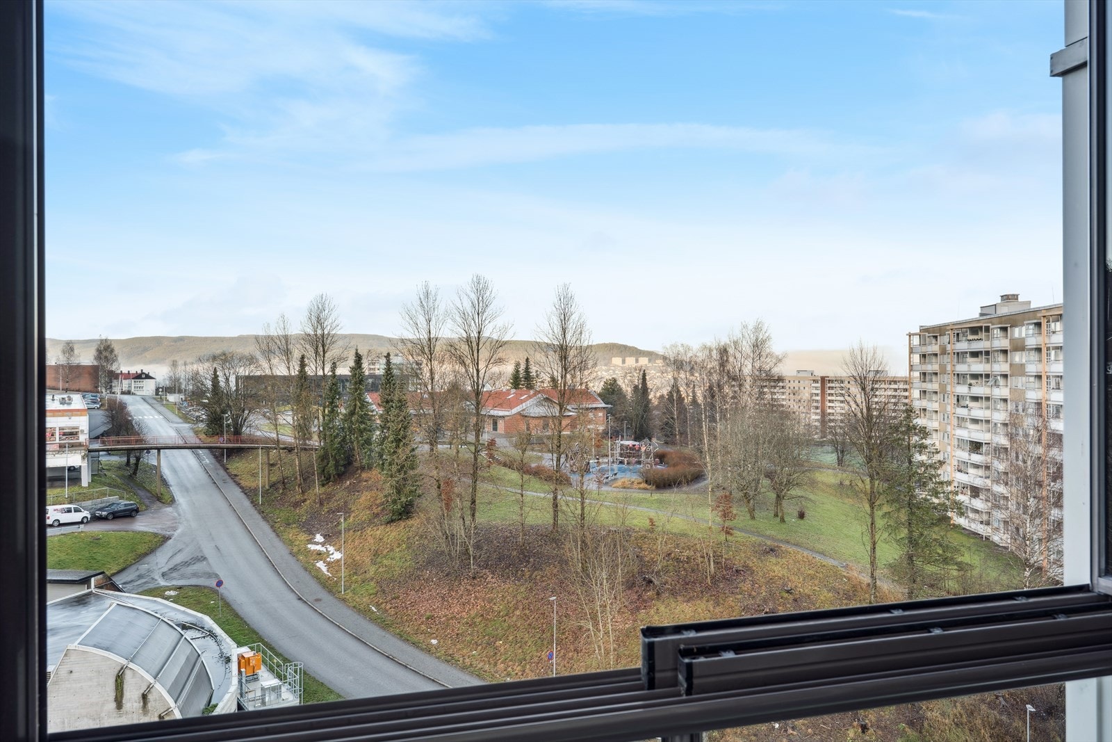 Her kan man nyte den fine utsikten. Galleribilde