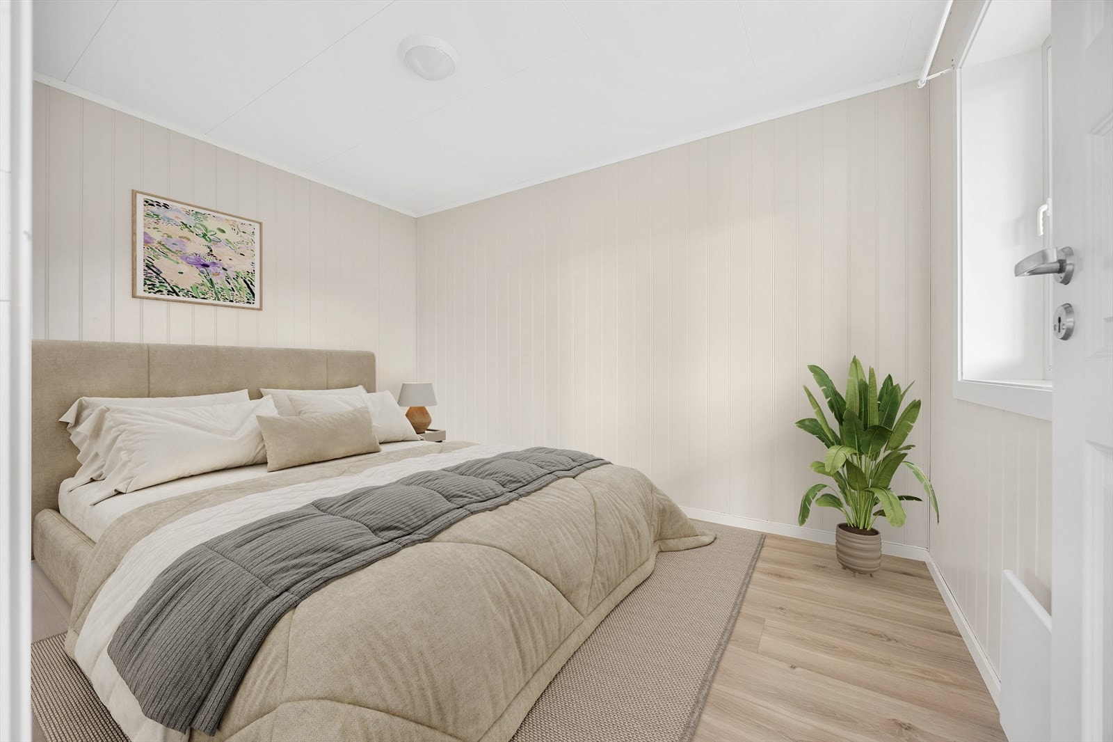 Soverommet er enkelt å innrede etter eget ønske og behov.- Digtal stylet Galleribilde