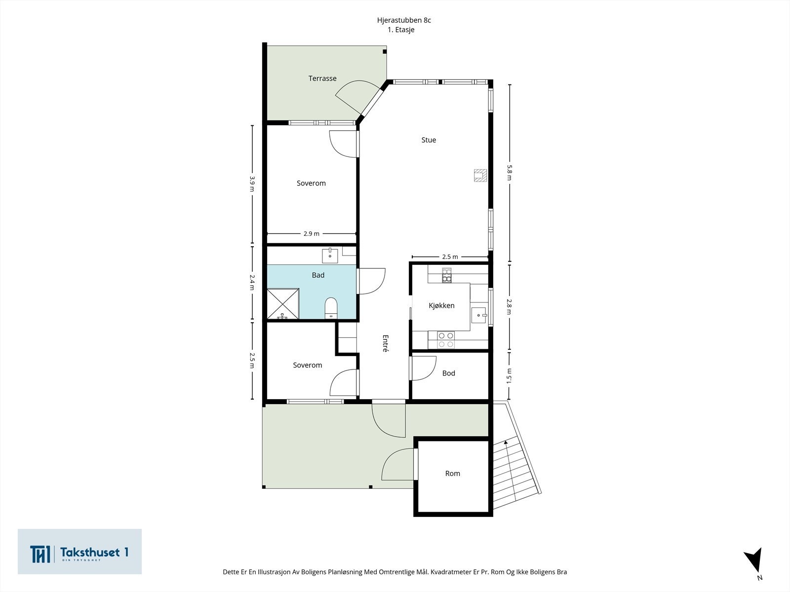 Plantegning 1.etasje. Galleribilde