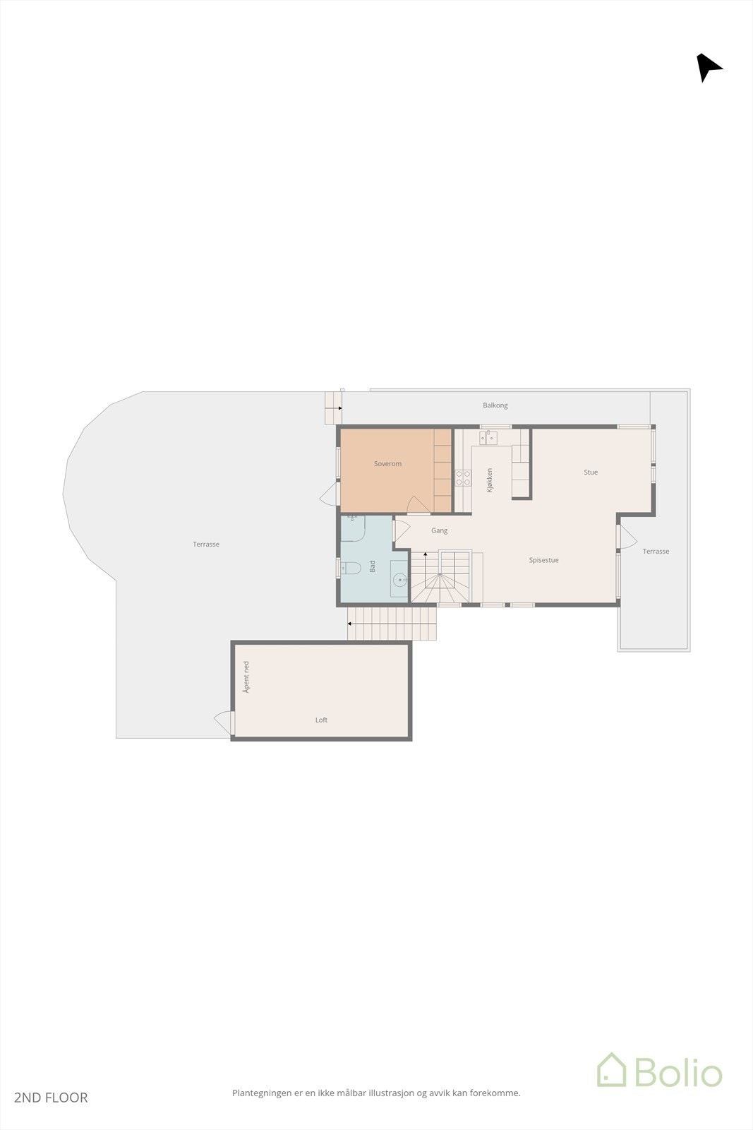 Plantegning Galleribilde