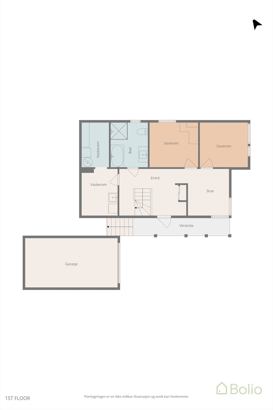 Plantegning Galleribilde