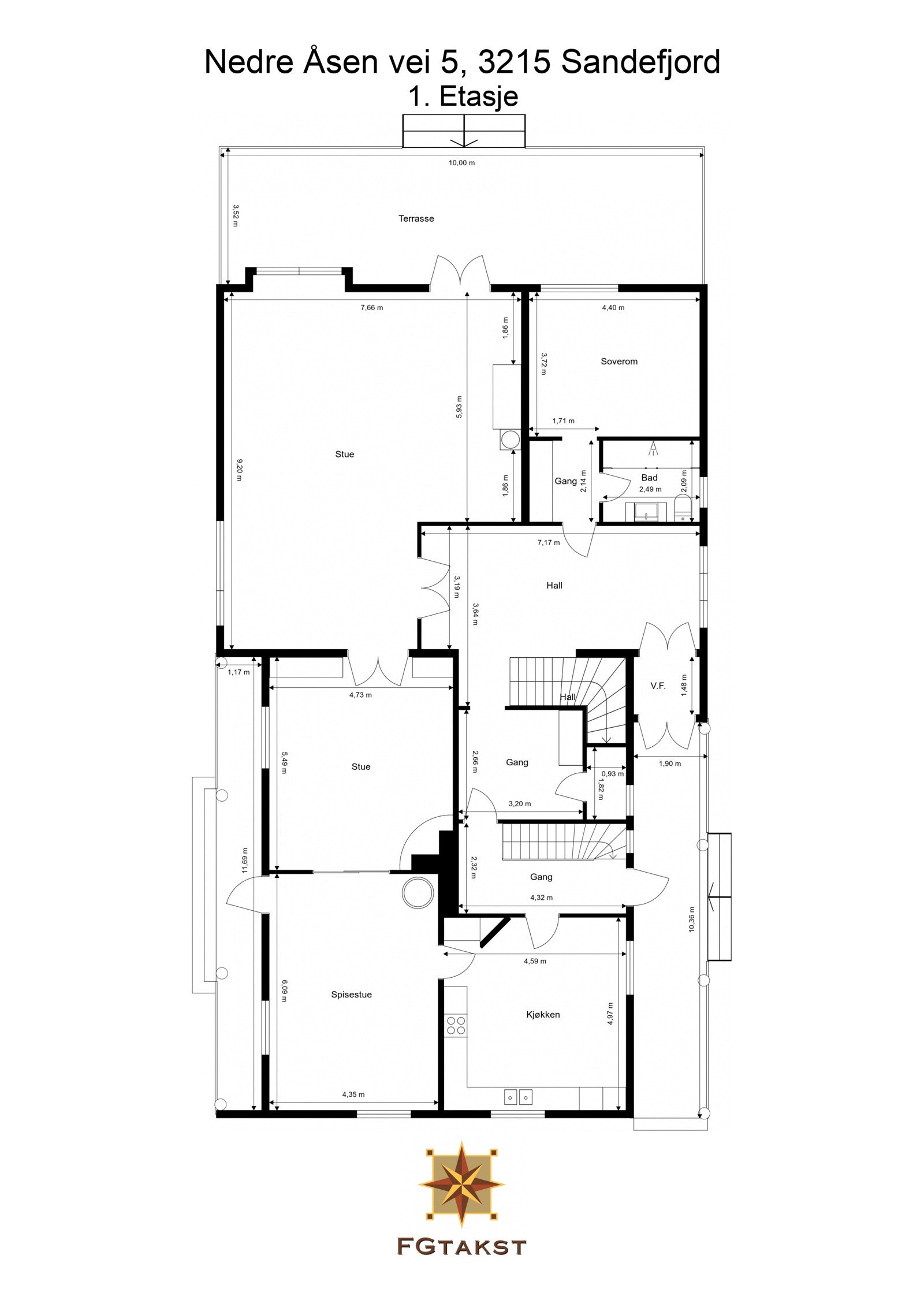 Nedre Åsen vei 5, 3215 Sandefjord - 1. Etasje Galleribilde