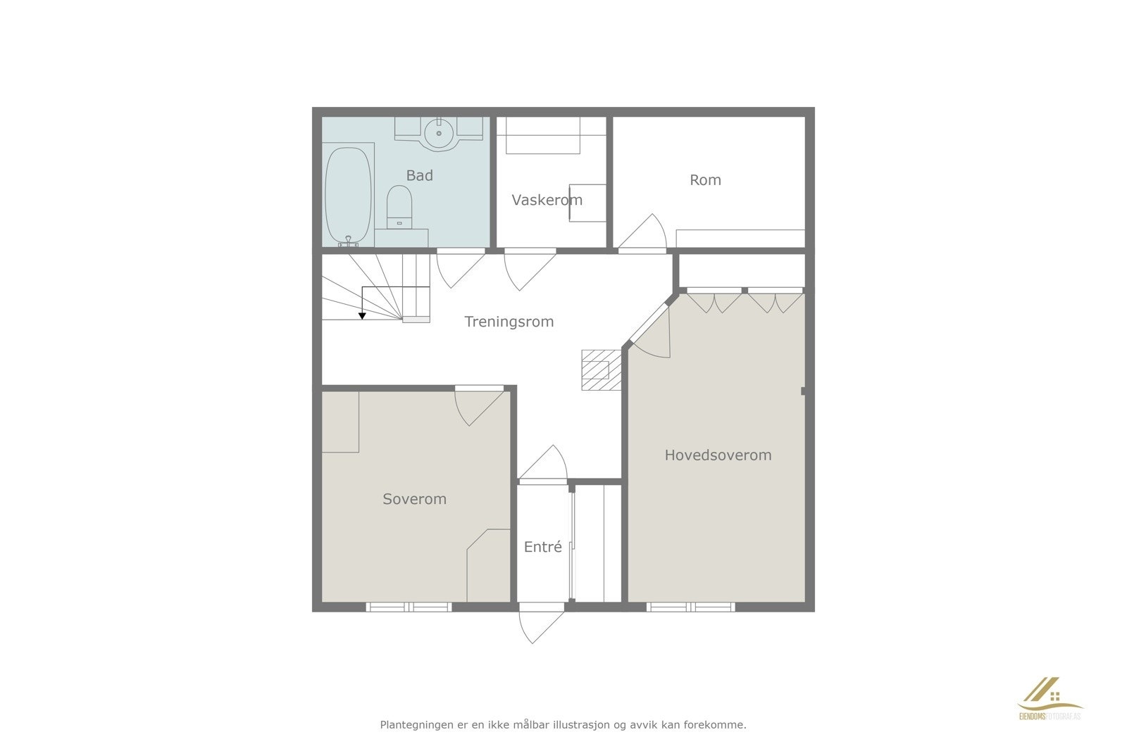 Plantegning 1.etasje. Galleribilde