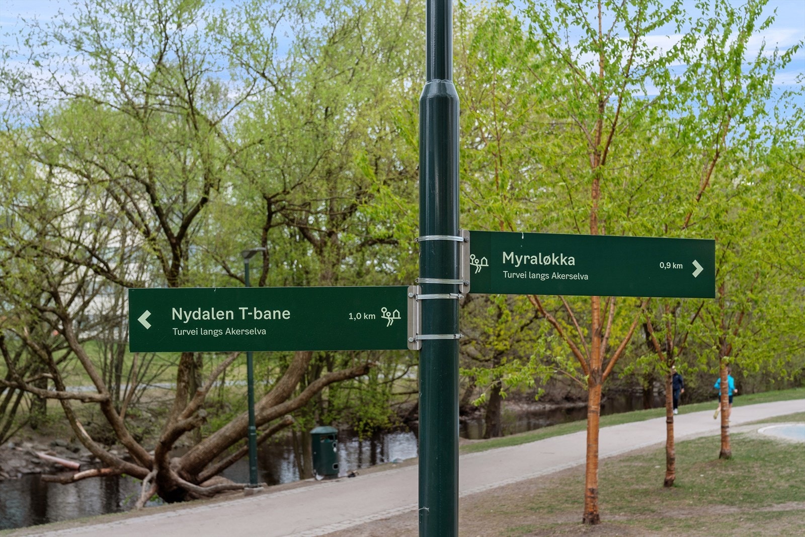 Området byr også på flotte turmuligheter langs Akerselva. Galleribilde