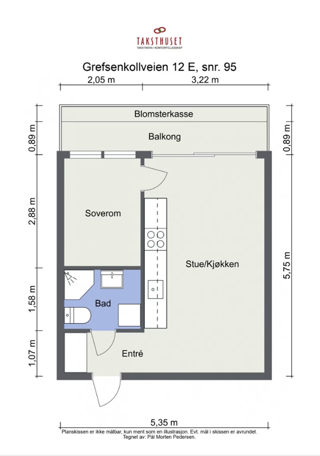 Plantegning. Galleribilde