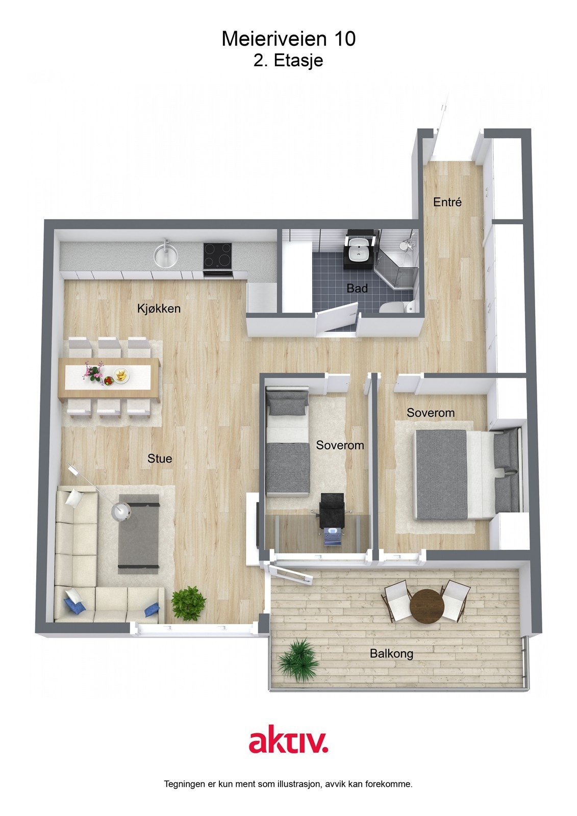 Plantegning Galleribilde