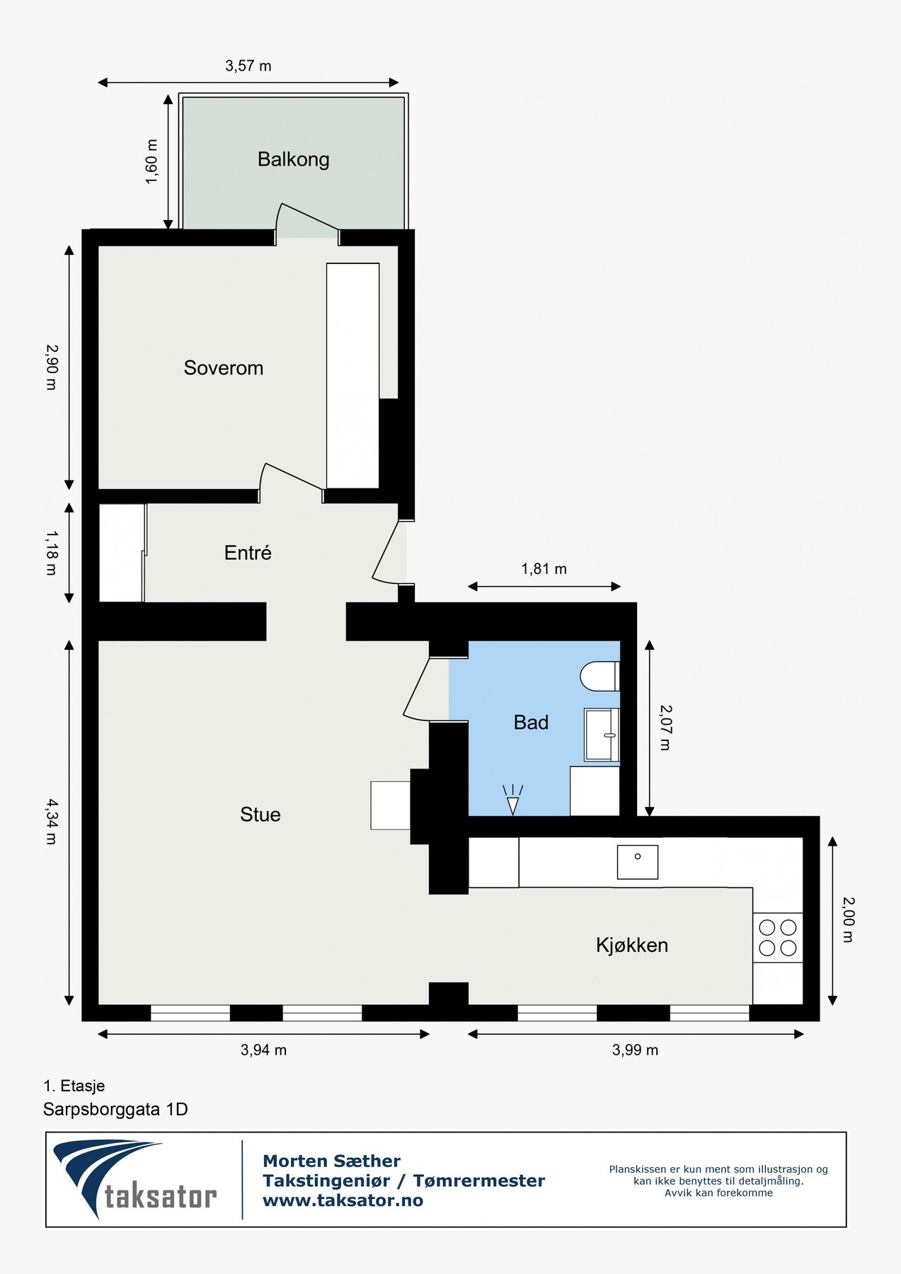 Plantegning Galleribilde