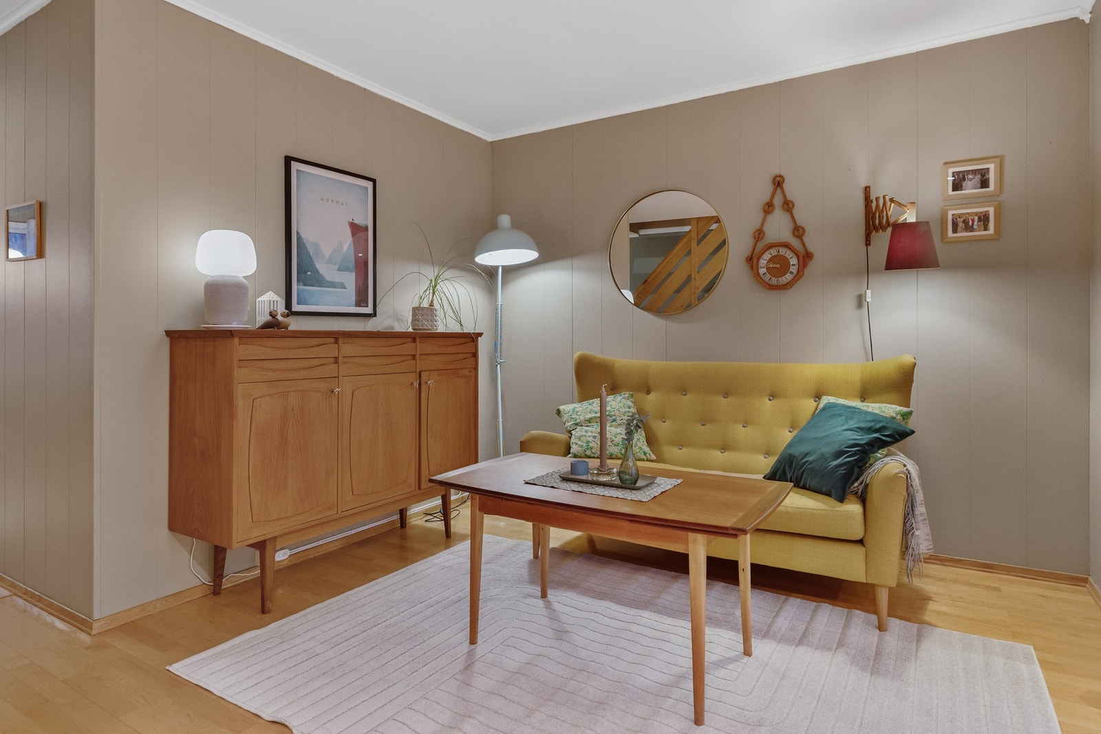 Det er gode muligheter for å tilføye eget preg i form av kunst og dekor. Galleribilde