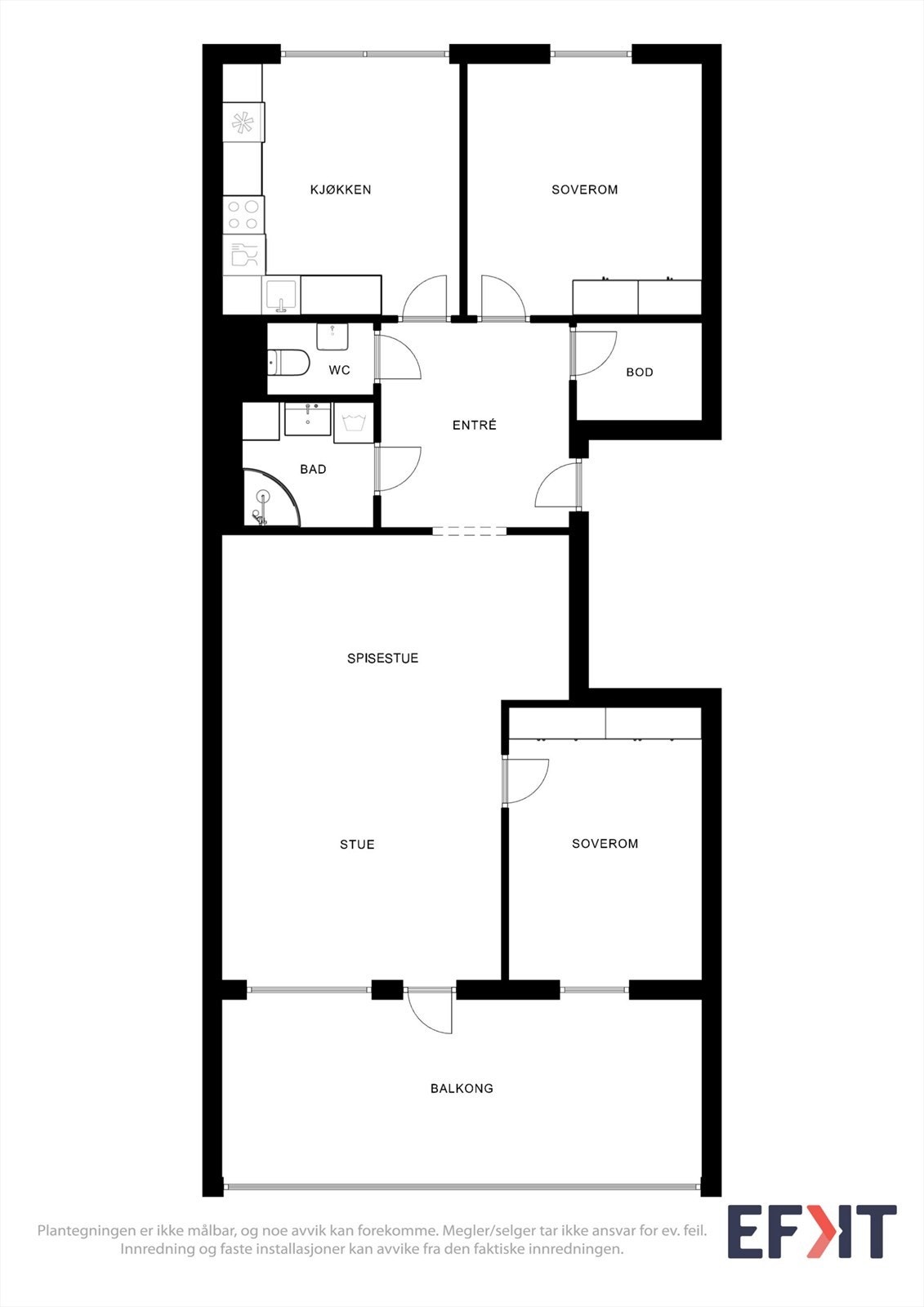 Plantegning Galleribilde