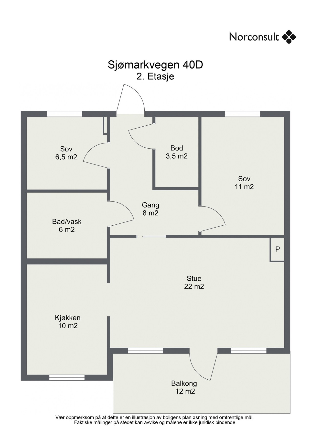 Planskisse. Galleribilde