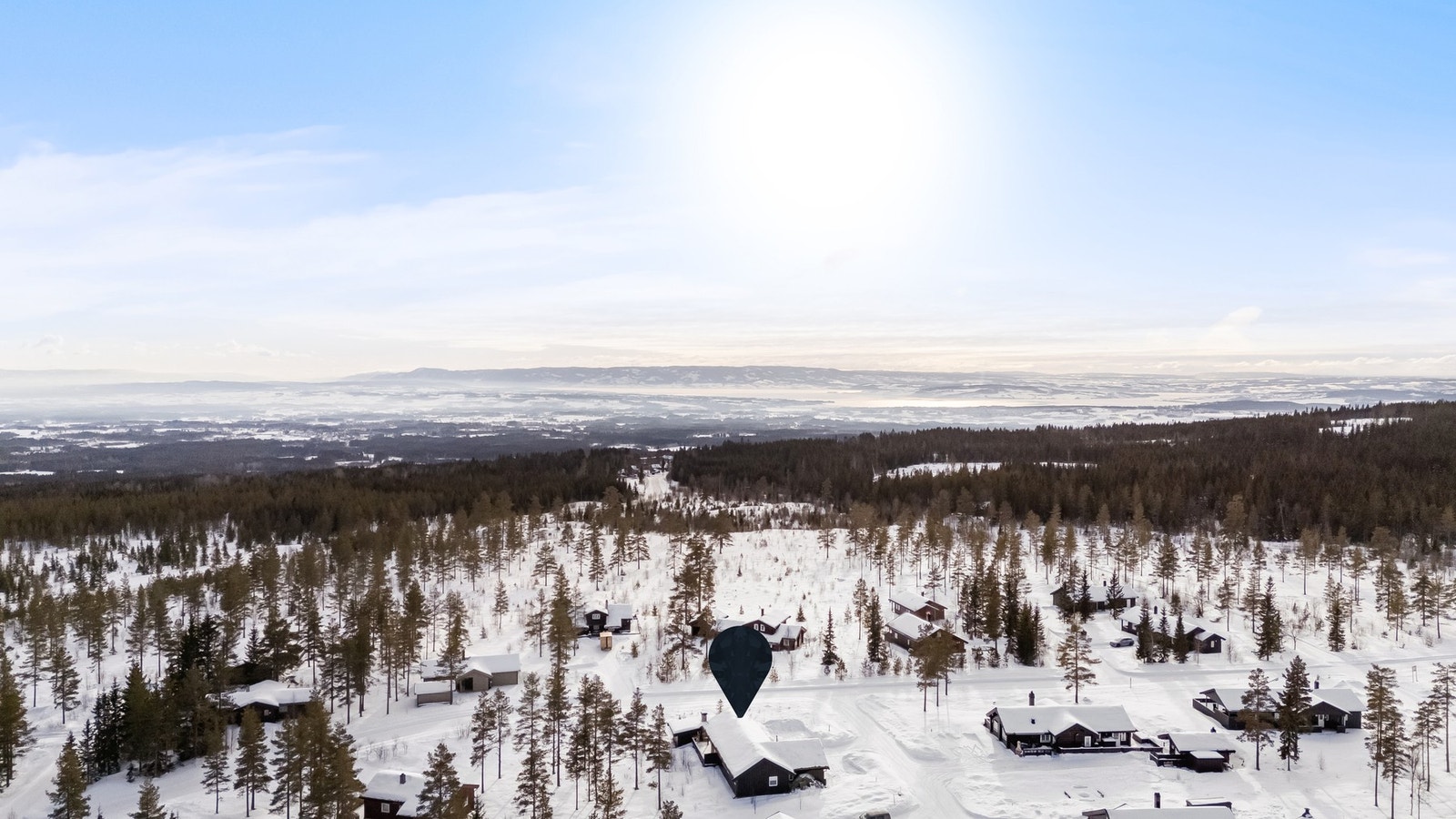 Trivelig hyttefelt omgitt av fine tur- og rekreasjonsmuligheter. Galleribilde