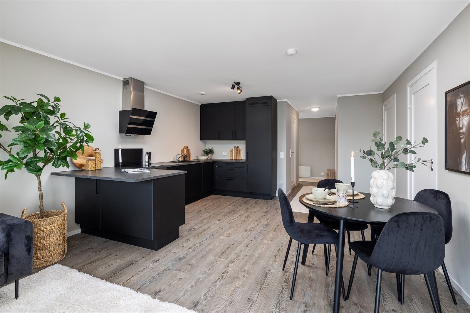 Alle hvitevarene er integrerte. Galleribilde