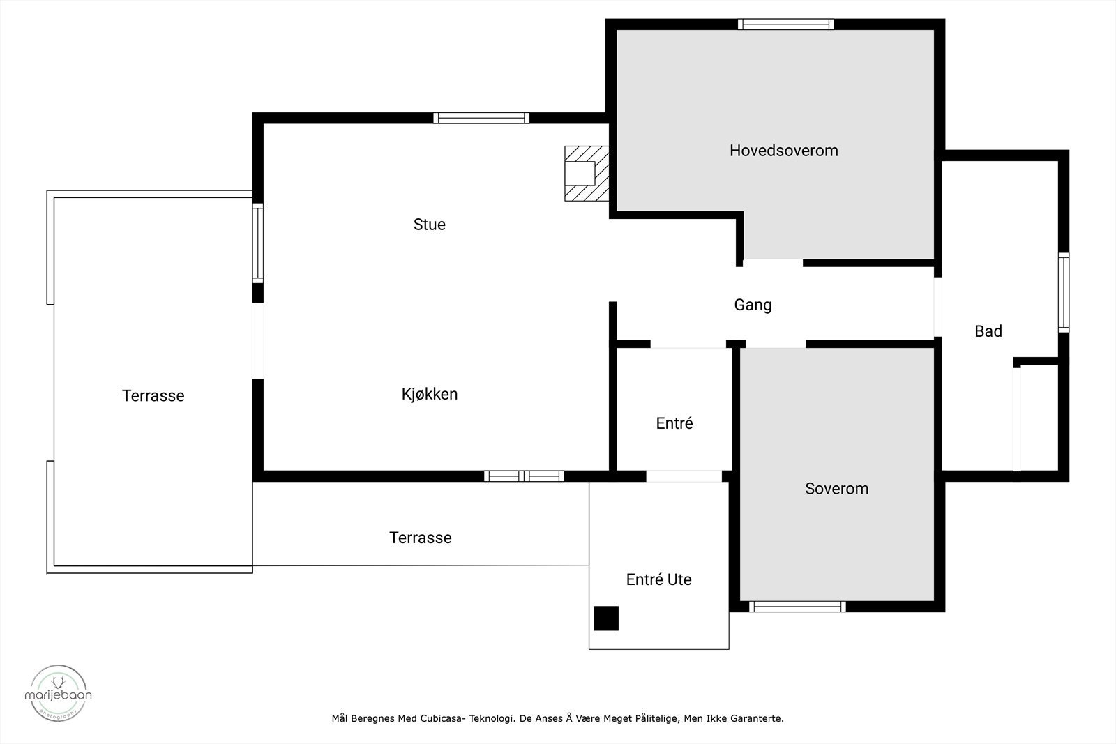 Plantegning Galleribilde