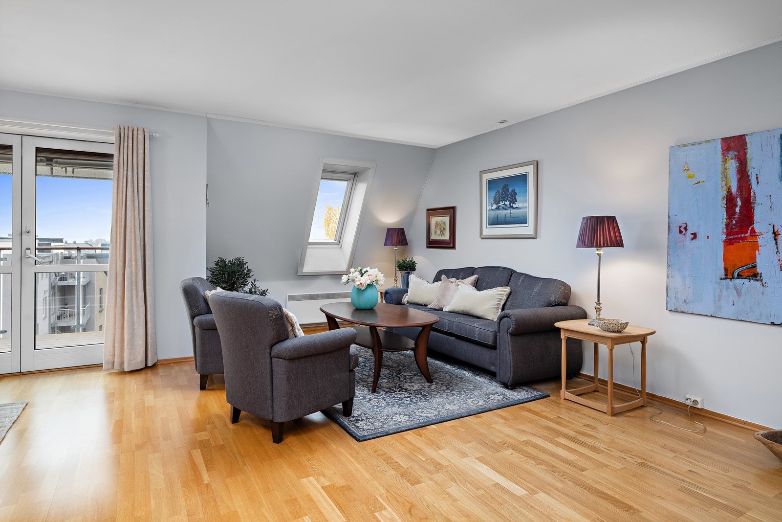 Leiligheten er nylig malt innvendig. Galleribilde