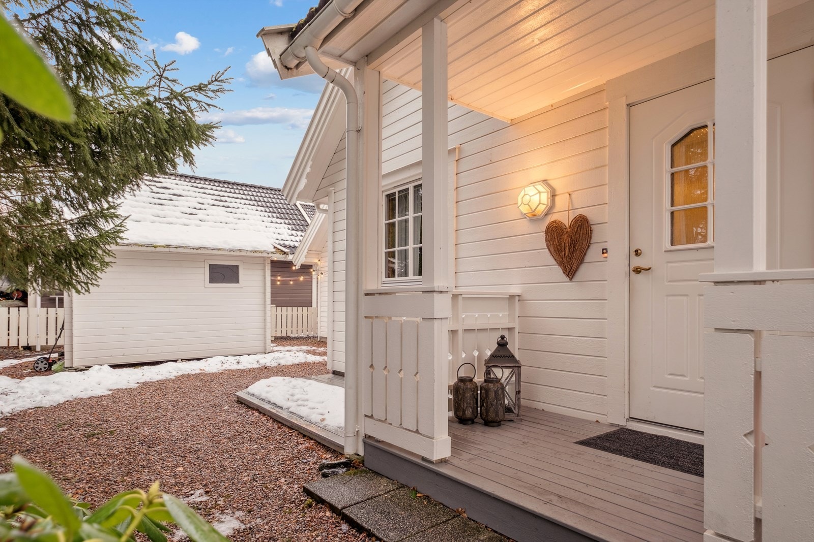 Trivelig inngangsparti. Galleribilde