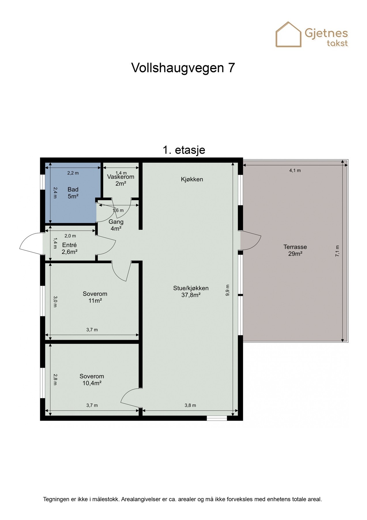 Plantegning Galleribilde