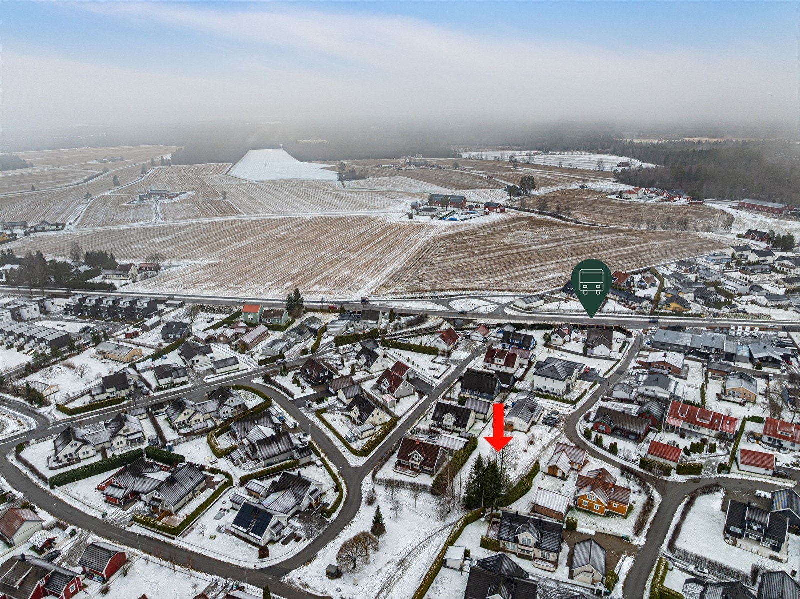 Dronefoto Galleribilde