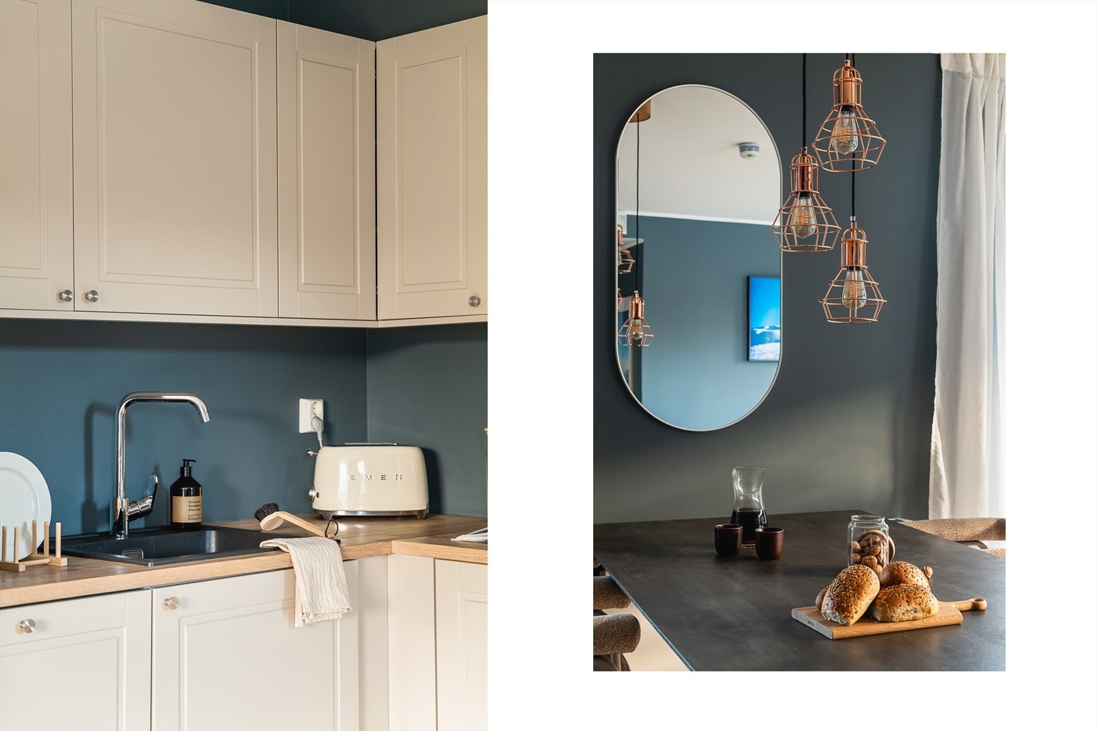 Benkeplate av heltre. Galleribilde