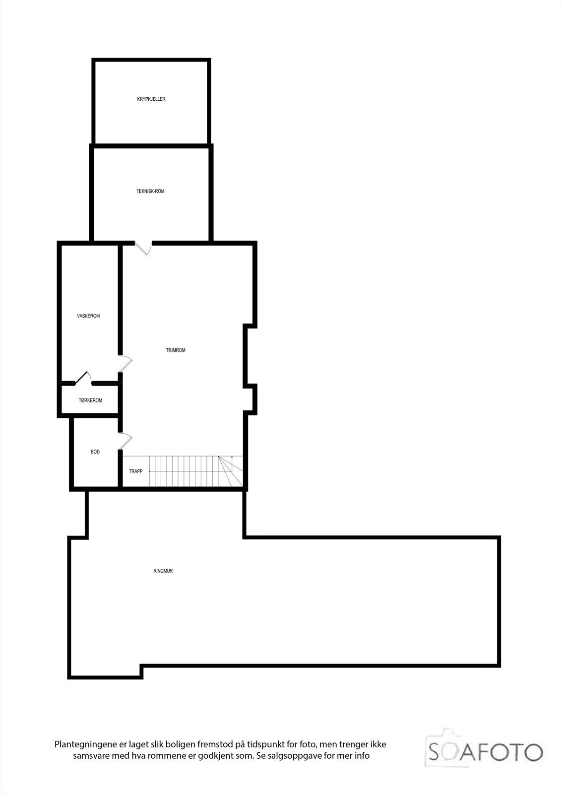 Gauselvågen plan kjeller Galleribilde