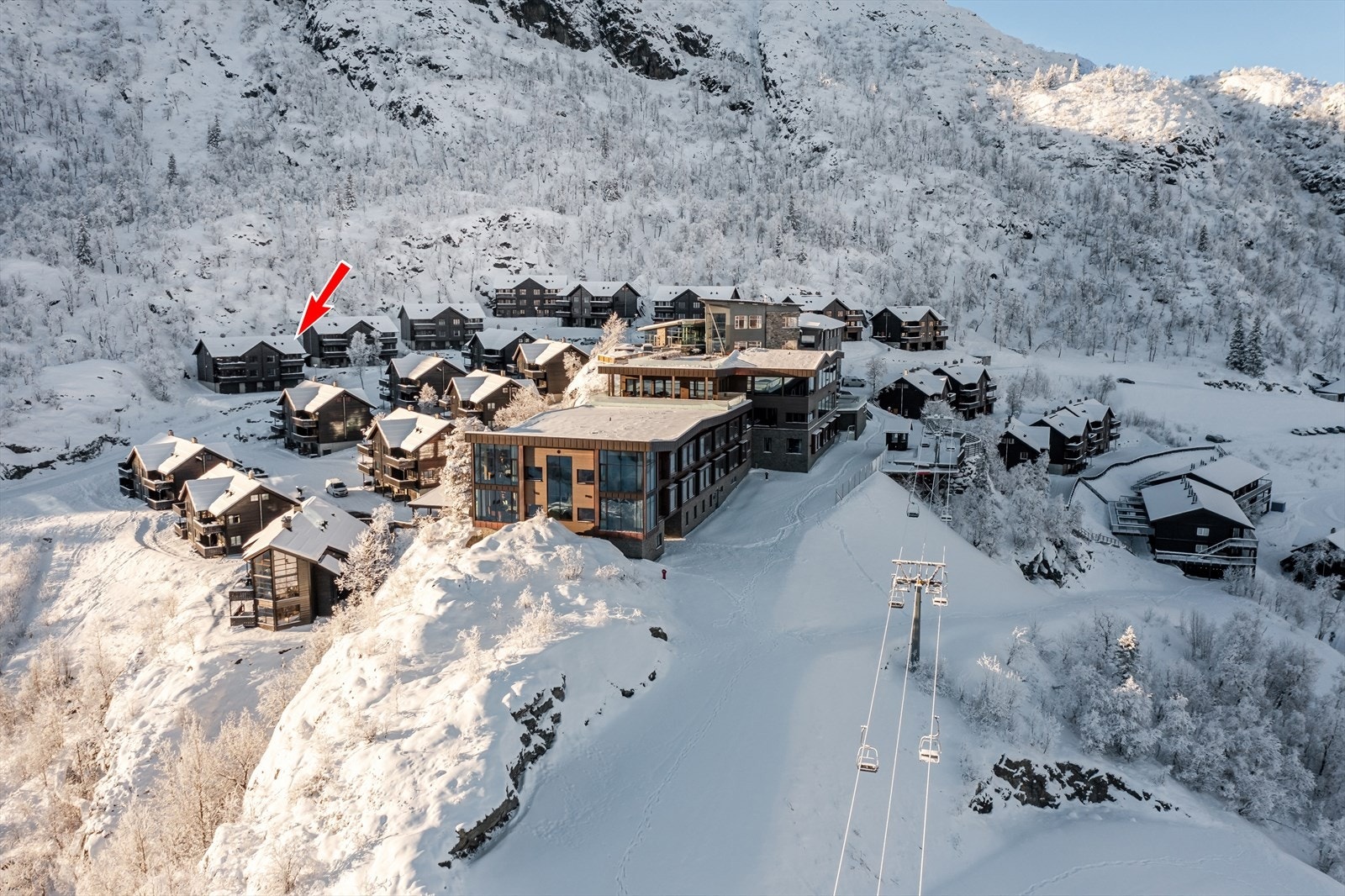 Perfekt plassering høyt i Skarsnuten - Midt i fjelleventyret. Galleribilde