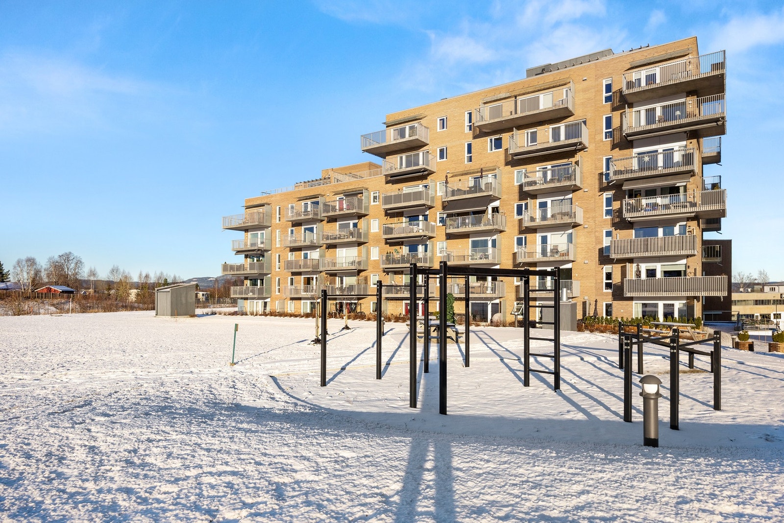 Utendørs treningsfasiliteter i umiddelbar nærhet Galleribilde