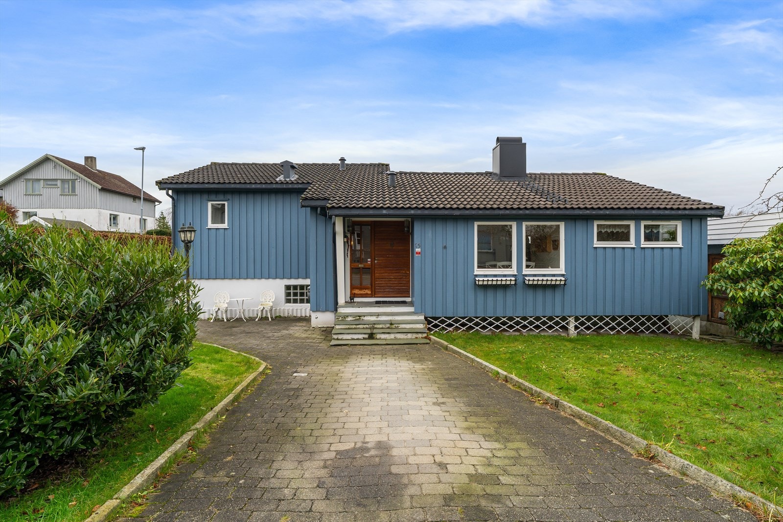 En kjekk og innholdsrik enebolig med en attraktiv og barnevennlig beliggenhet på Sandved. Galleribilde