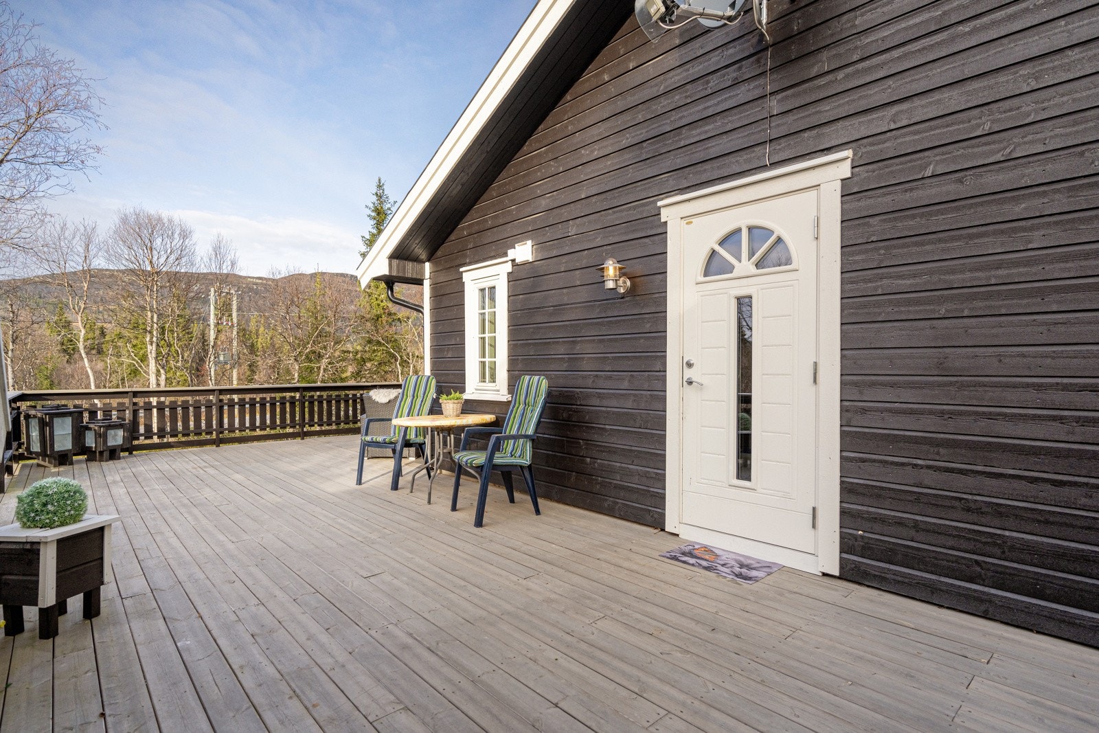 Hytten er oppført i 2006. Tilbygget i 2016. Galleribilde