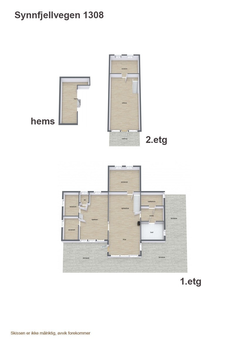 Plantegning oversikt Galleribilde