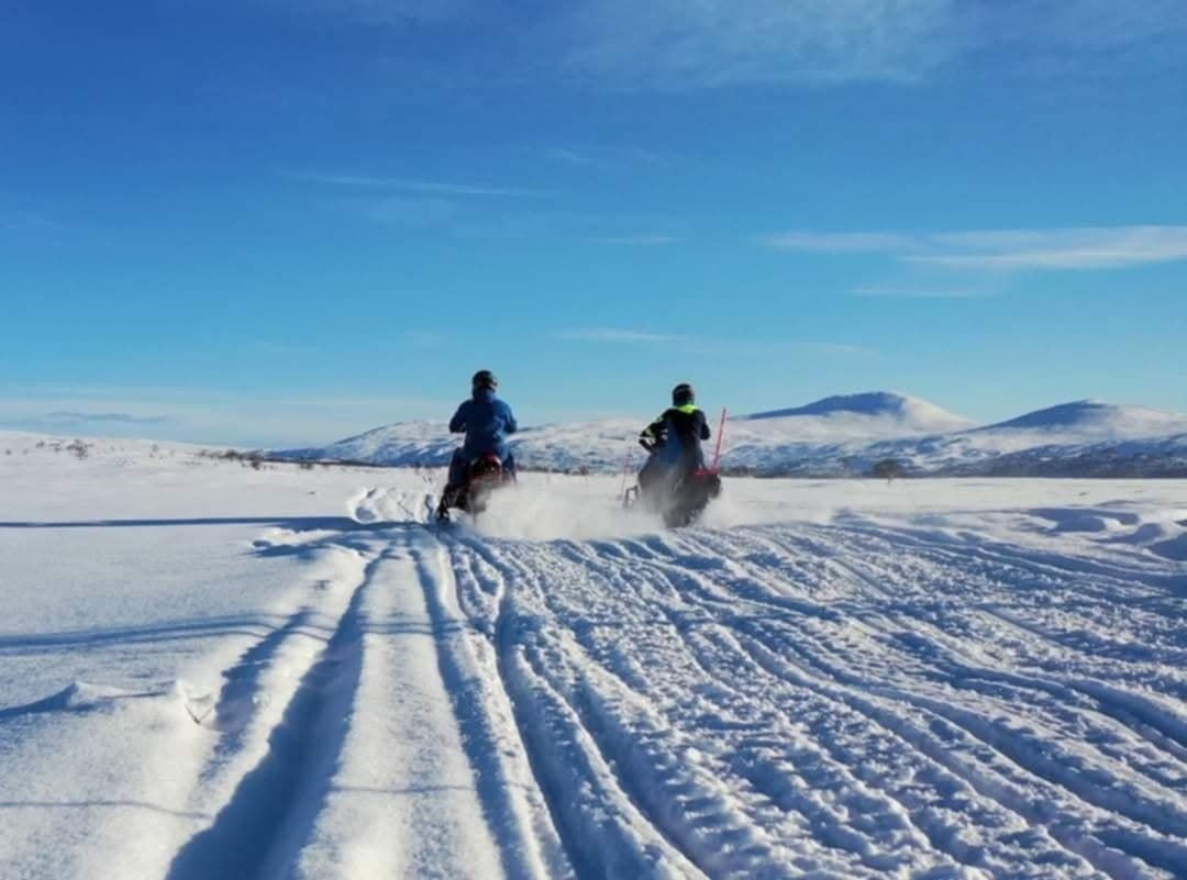 Foto: Grunneier. Gauldalsløypa er ei rekrasjonsløype for snøskuter som forbinder Holtålen og Tydal Galleribilde