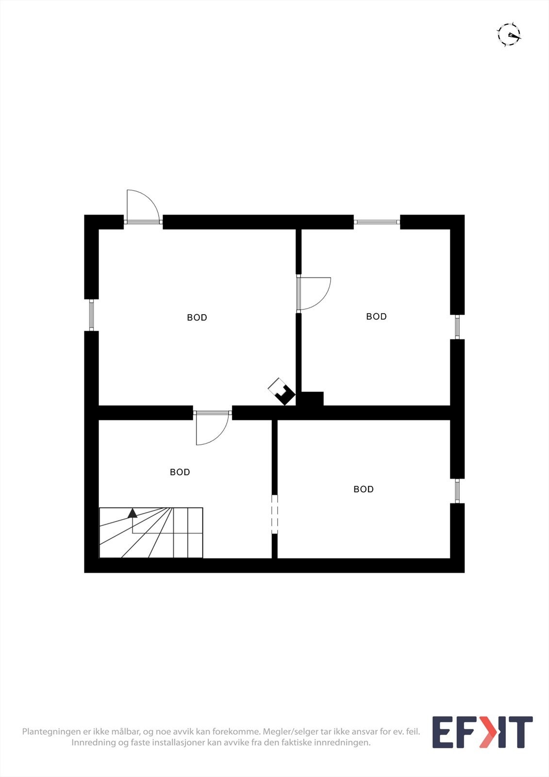 Planløsning kjeller Galleribilde