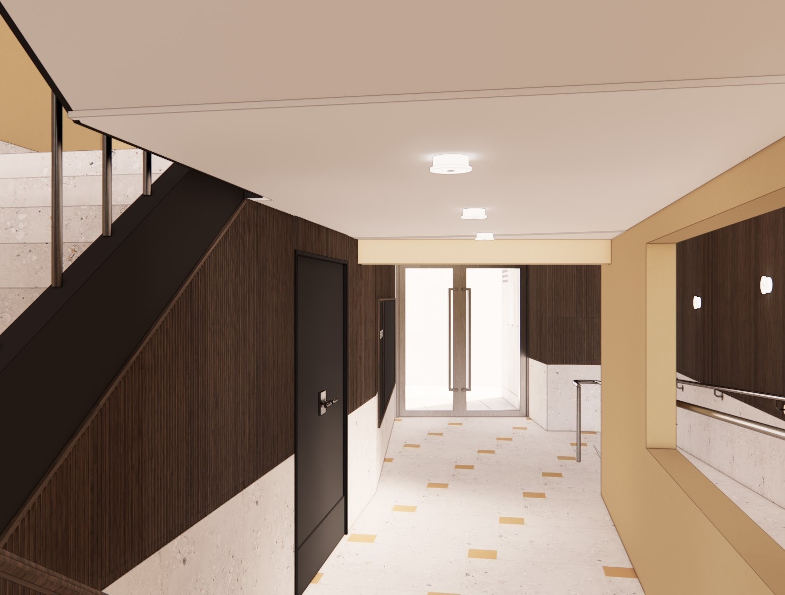 Illustrasjonen viser hvordan det blir etter oppussingen Galleribilde