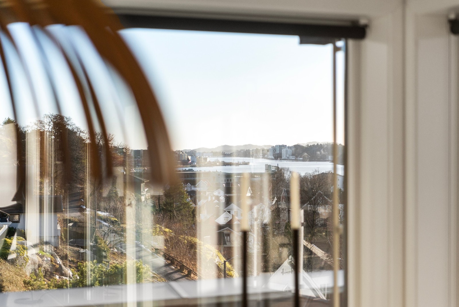 Fin utsikt fra spiseplassen Galleribilde