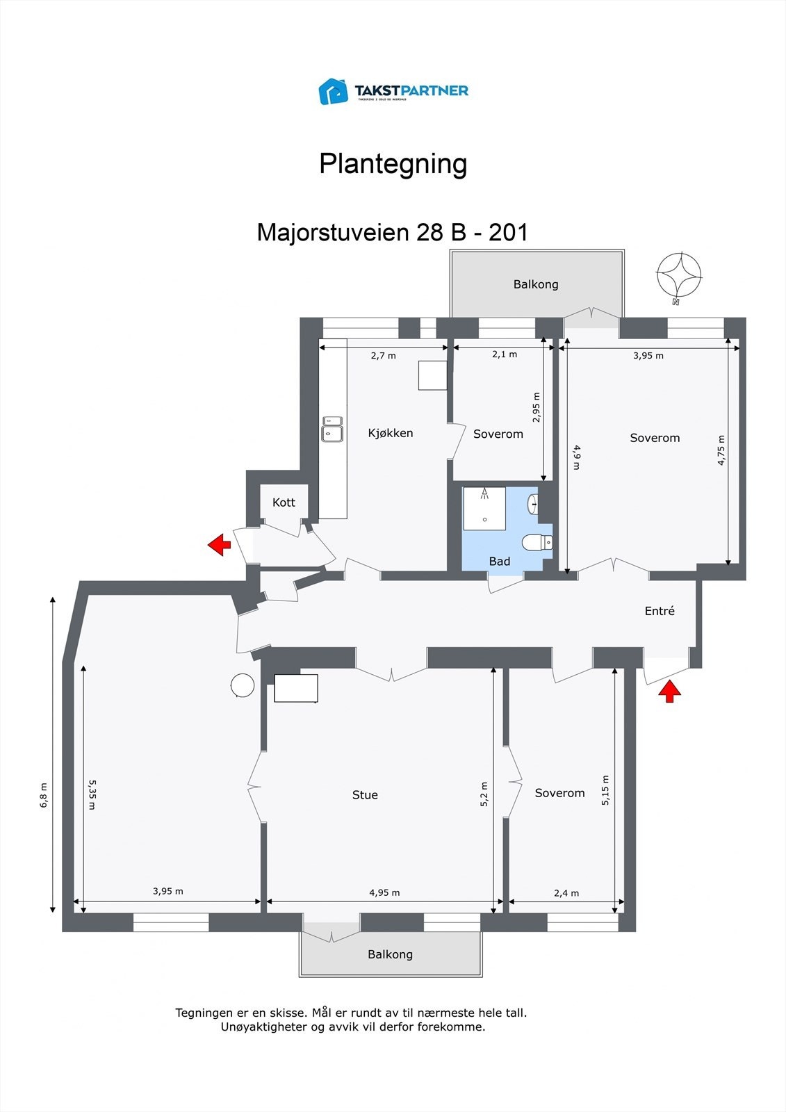 Plantegning Galleribilde