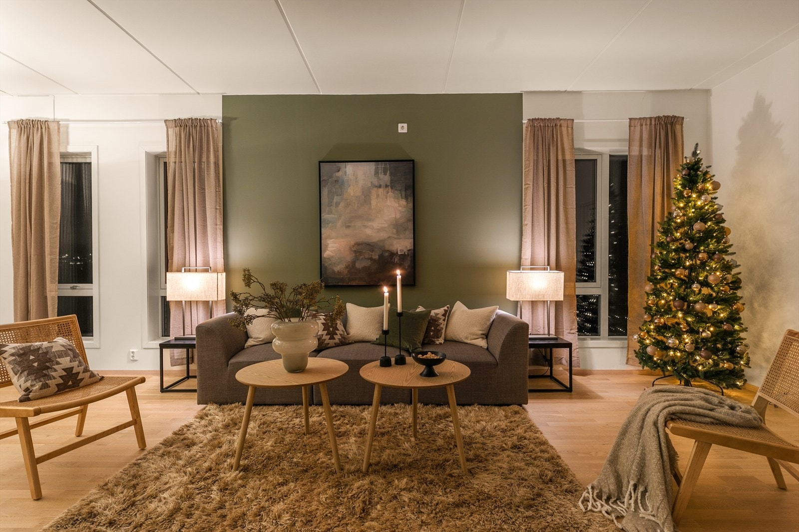 Ny leilighet til jul? Denne lune og koselig leilighet som kan bli din. Foto: Eiendomsfotografen (Kim-David Eriksen) Galleribilde