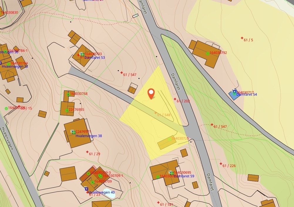 Situasjonskart. Galleribilde