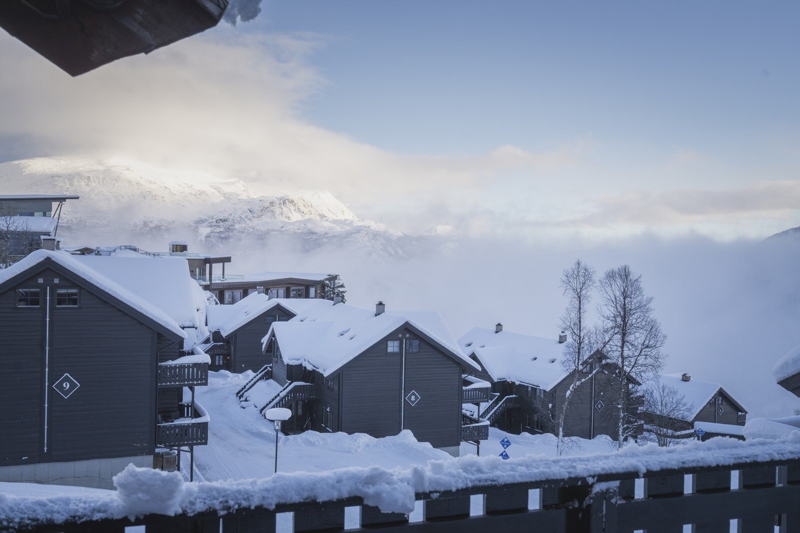 Fra terrassen Galleribilde