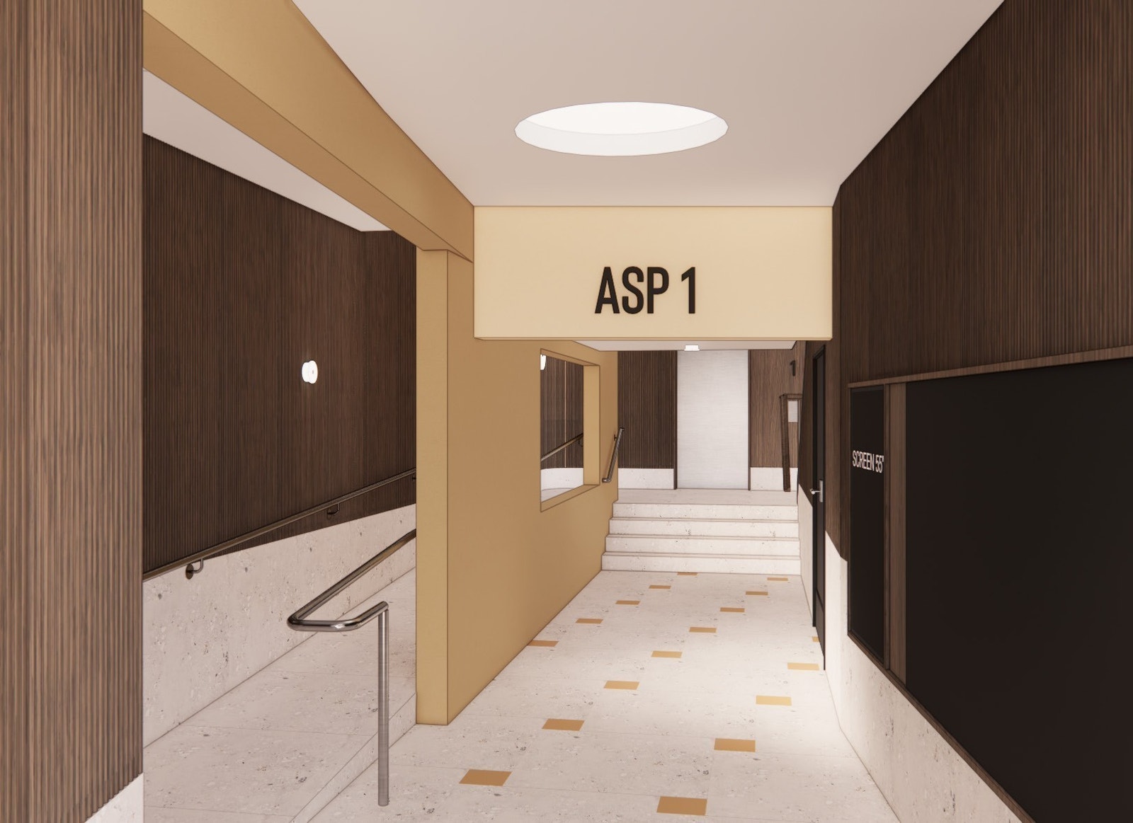 Vi oppgraderer inngangspartiet og trappeløpet Galleribilde