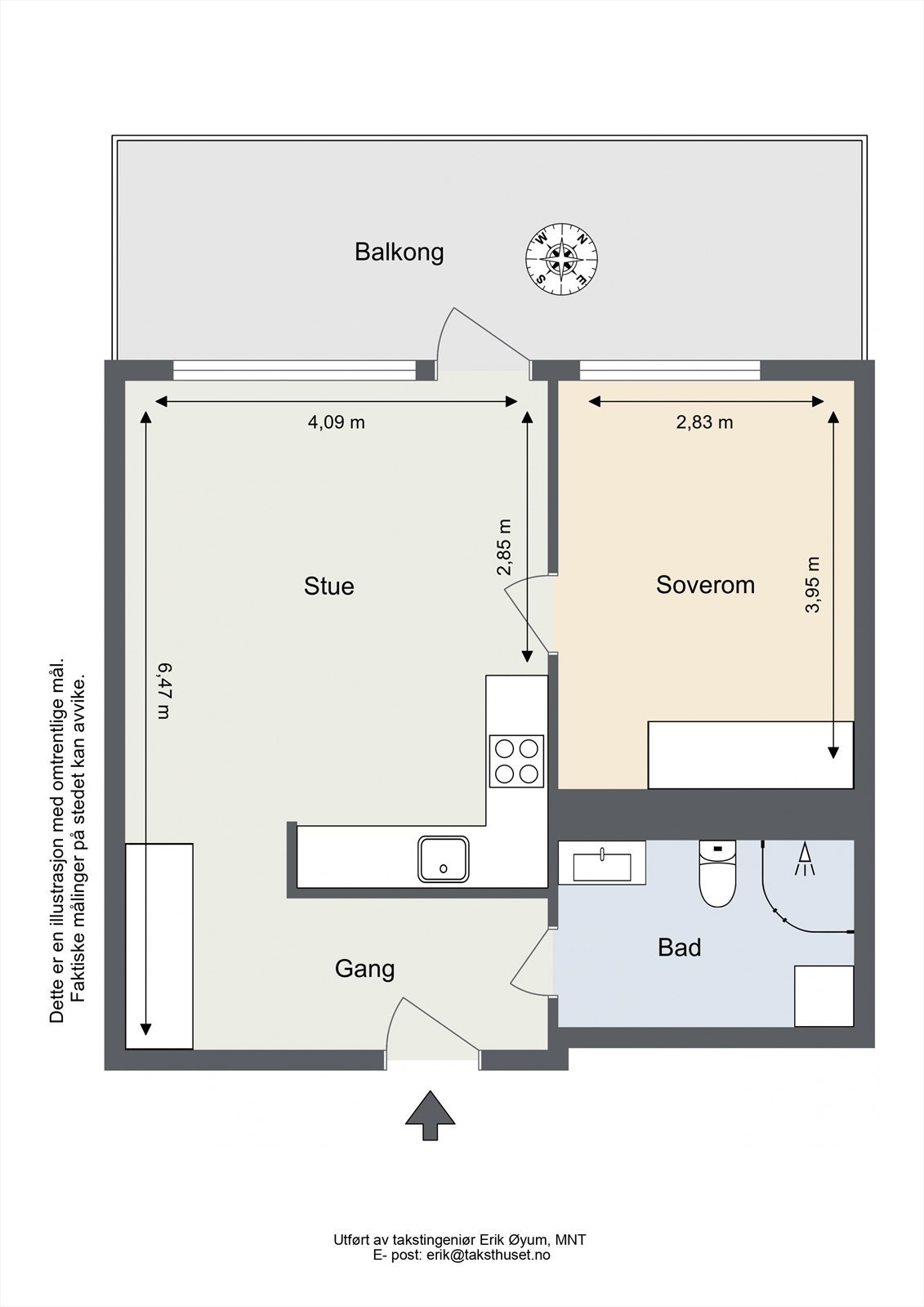 Plantegning. Galleribilde