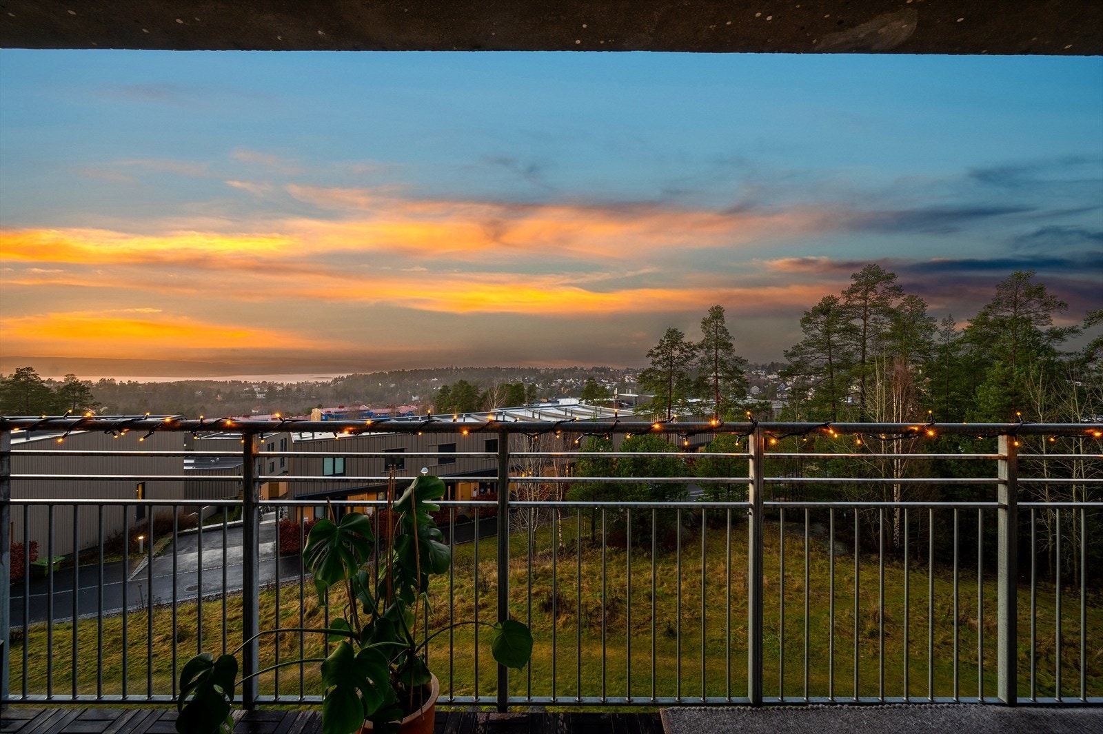 Det er også hyggelig utsikt mot fellesområdene. Galleribilde